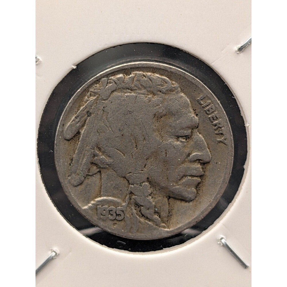 1935‑S Buffalo Nickel • San Francisco Mint • Nice Detail • Classic Type Coi